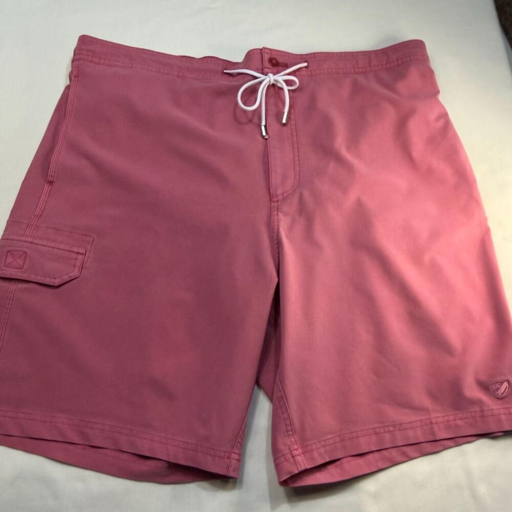 Preppy OldMoney Coastal Beachy Vacation Resort Cremieux Men's Board Shorts XL